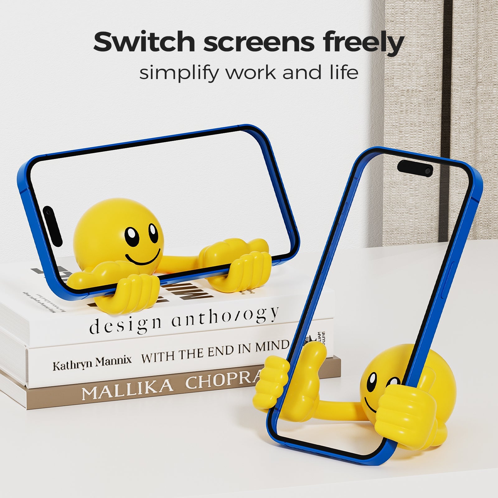 Smiley phone holder