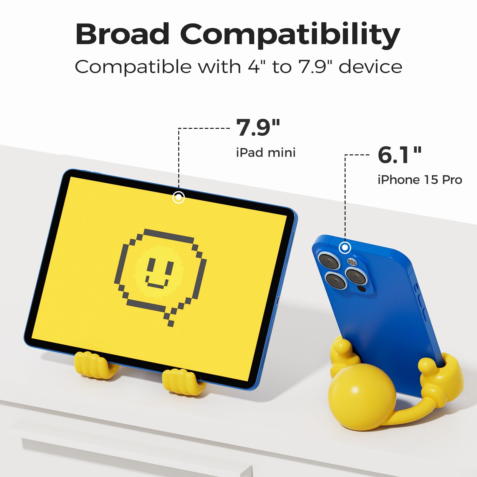 Smiley phone holder