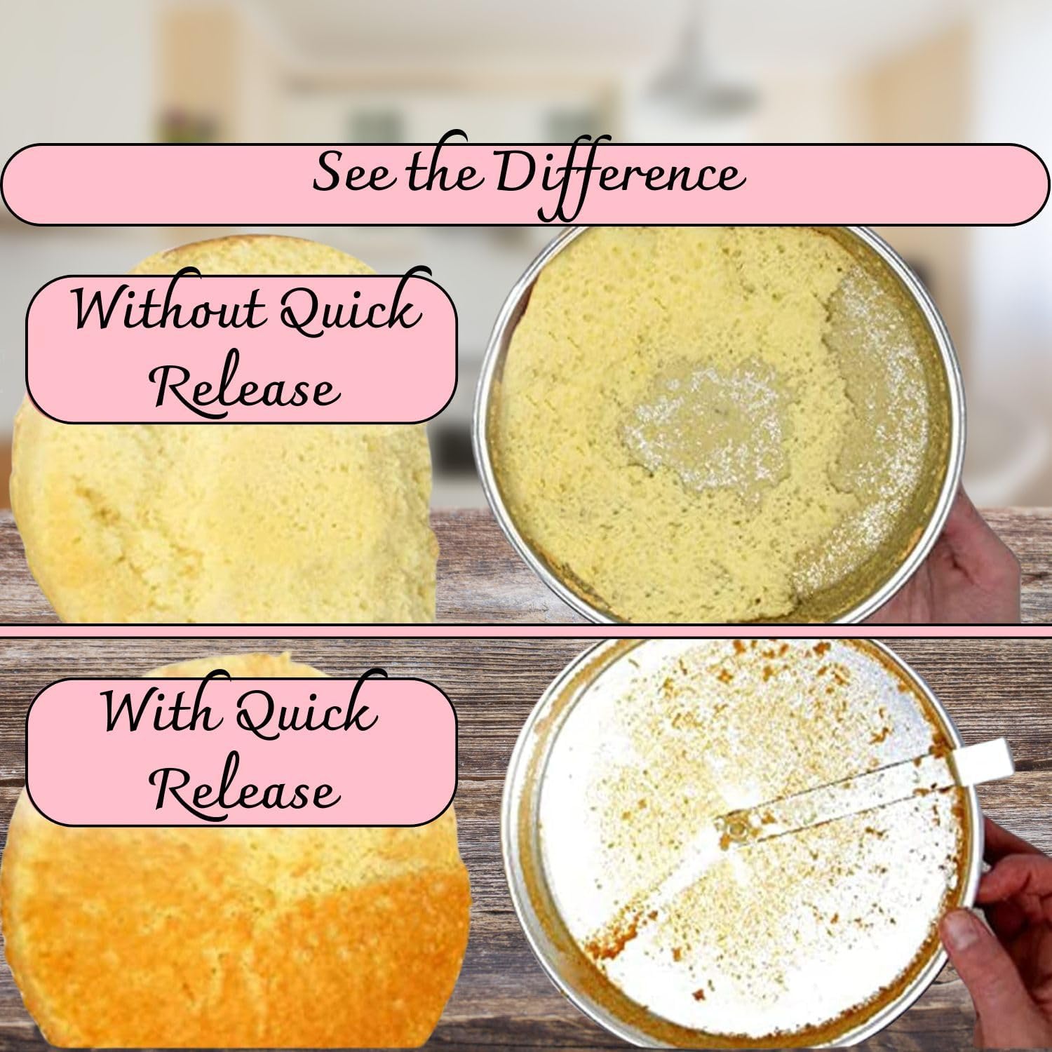 Quick Release Cake Pan-Set of 2