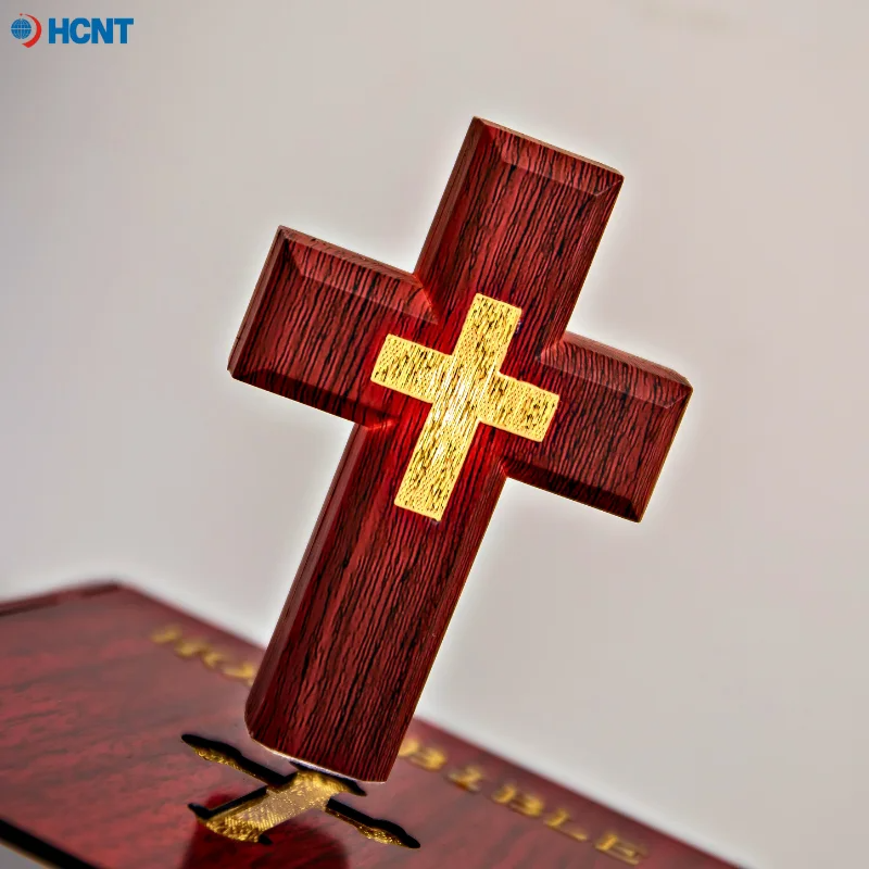 Levitating Cross Lamp Bible Floating
