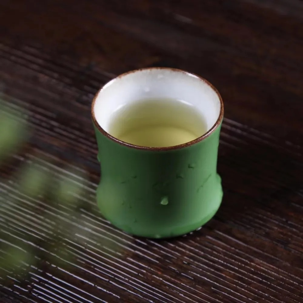 Ceramic Bamboo Tea Cup Set