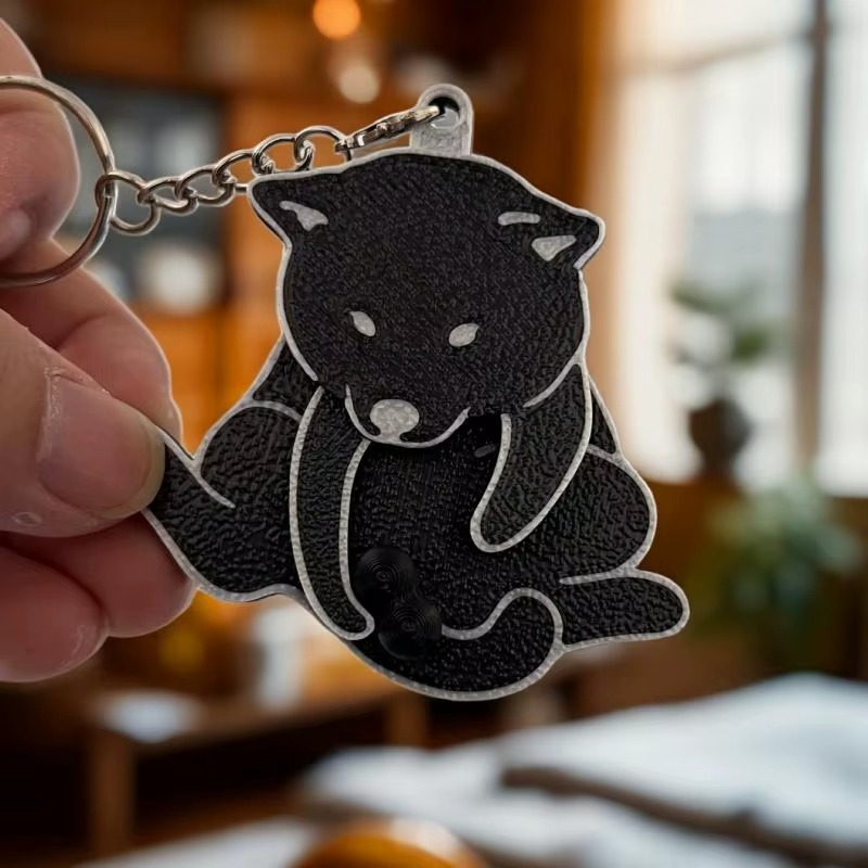 1 Cat Keychain