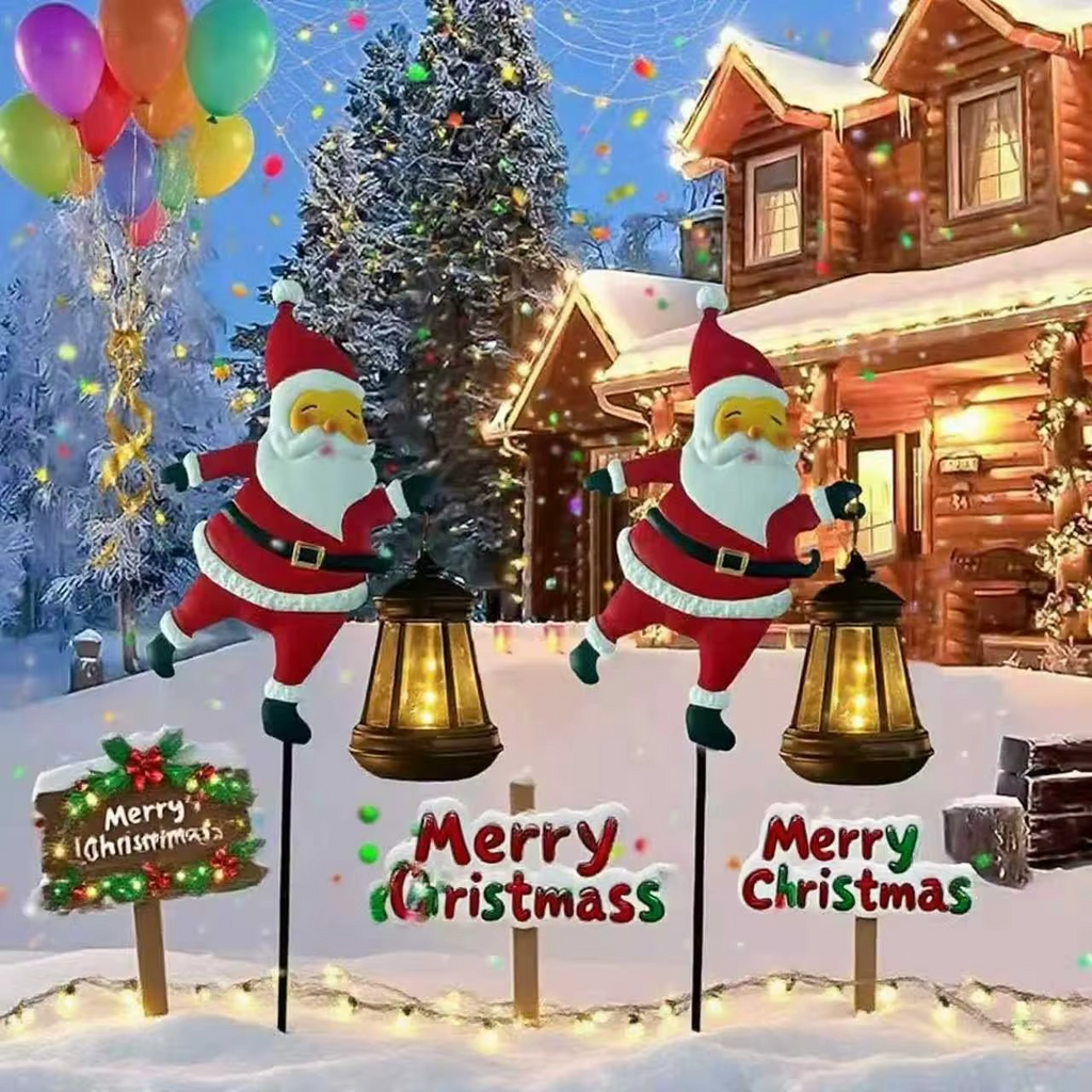 Solar Santa Light