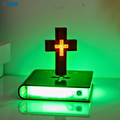 Levitating Cross Lamp Bible Floating