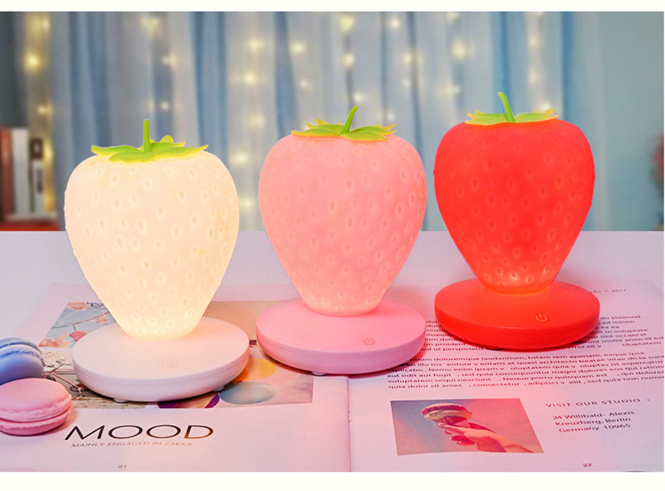 Strawberry night lamp