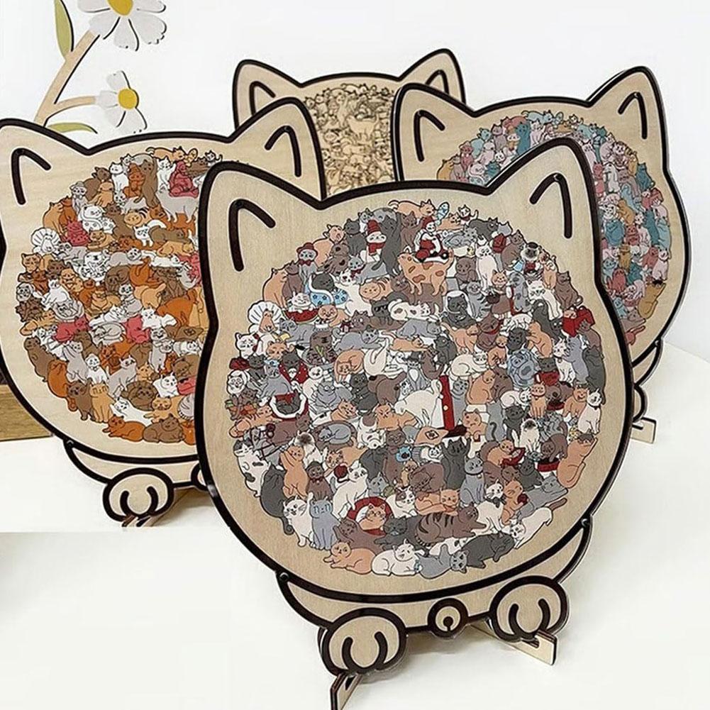 Cat Wooden Puzzle