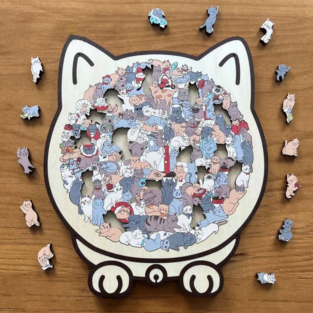Cat Wooden Puzzle