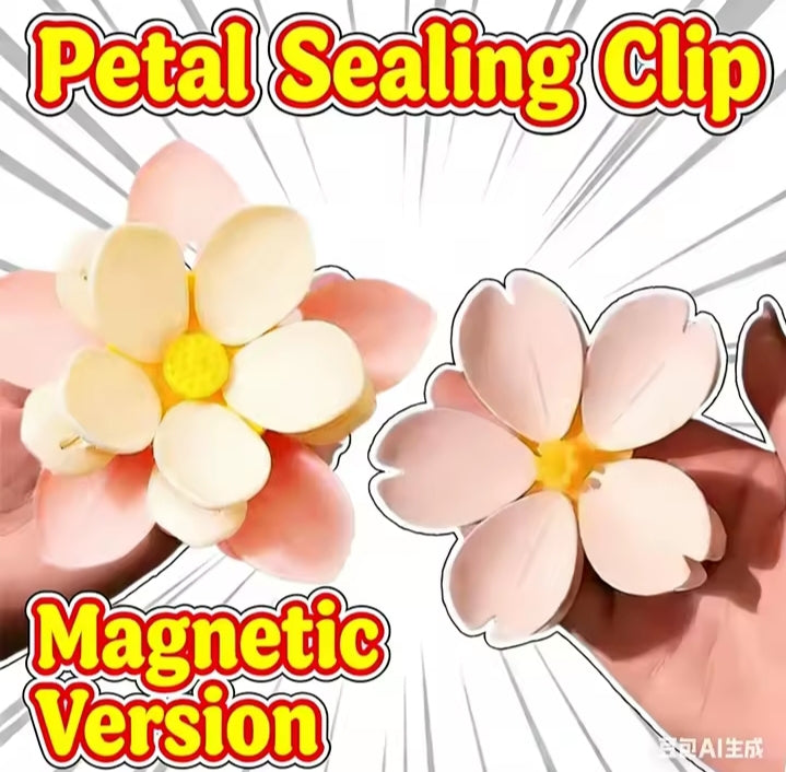 Flower petal clip