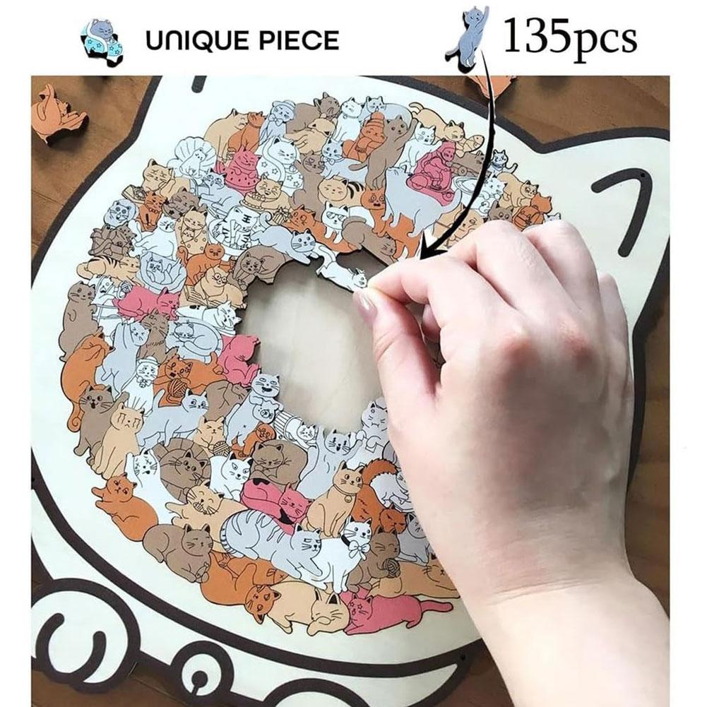 Cat Wooden Puzzle