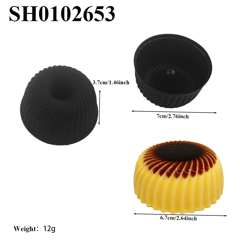 caramel swirl silicone mold