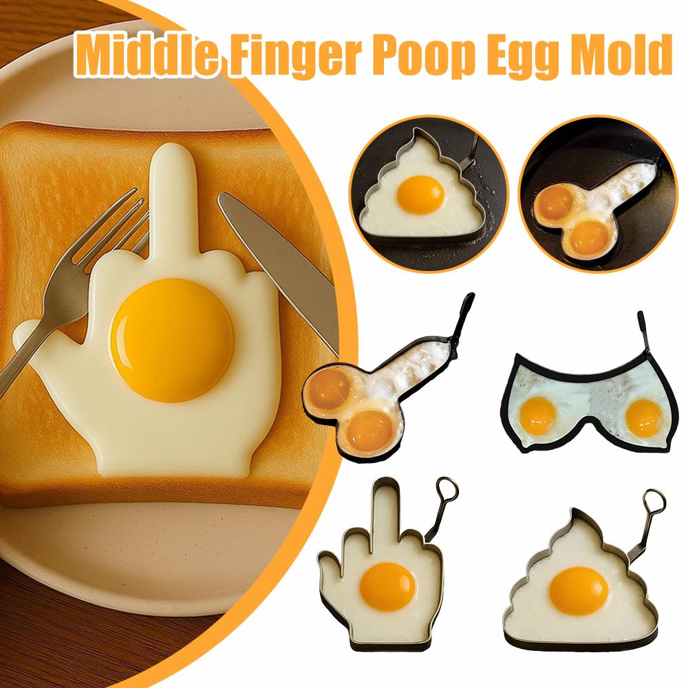 Funny fried egg mold