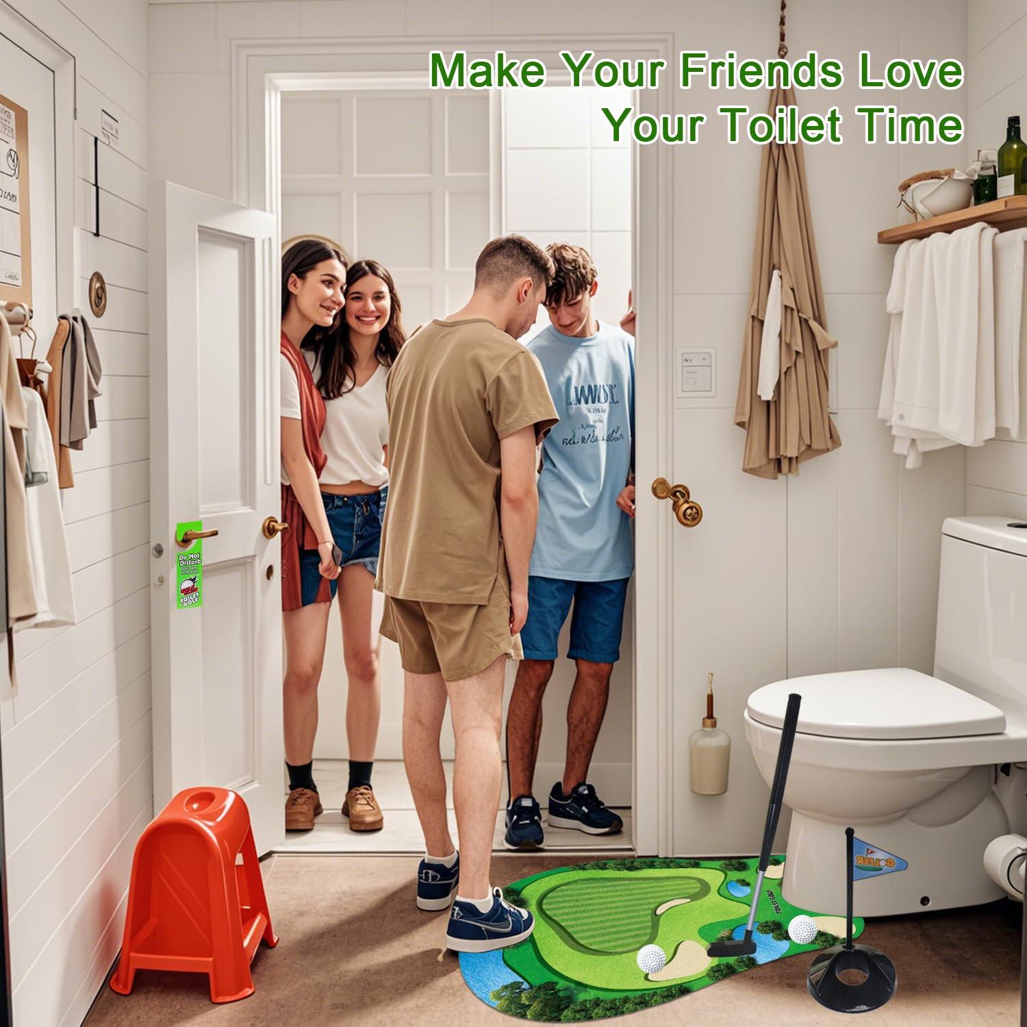 Toilet Golf Mat