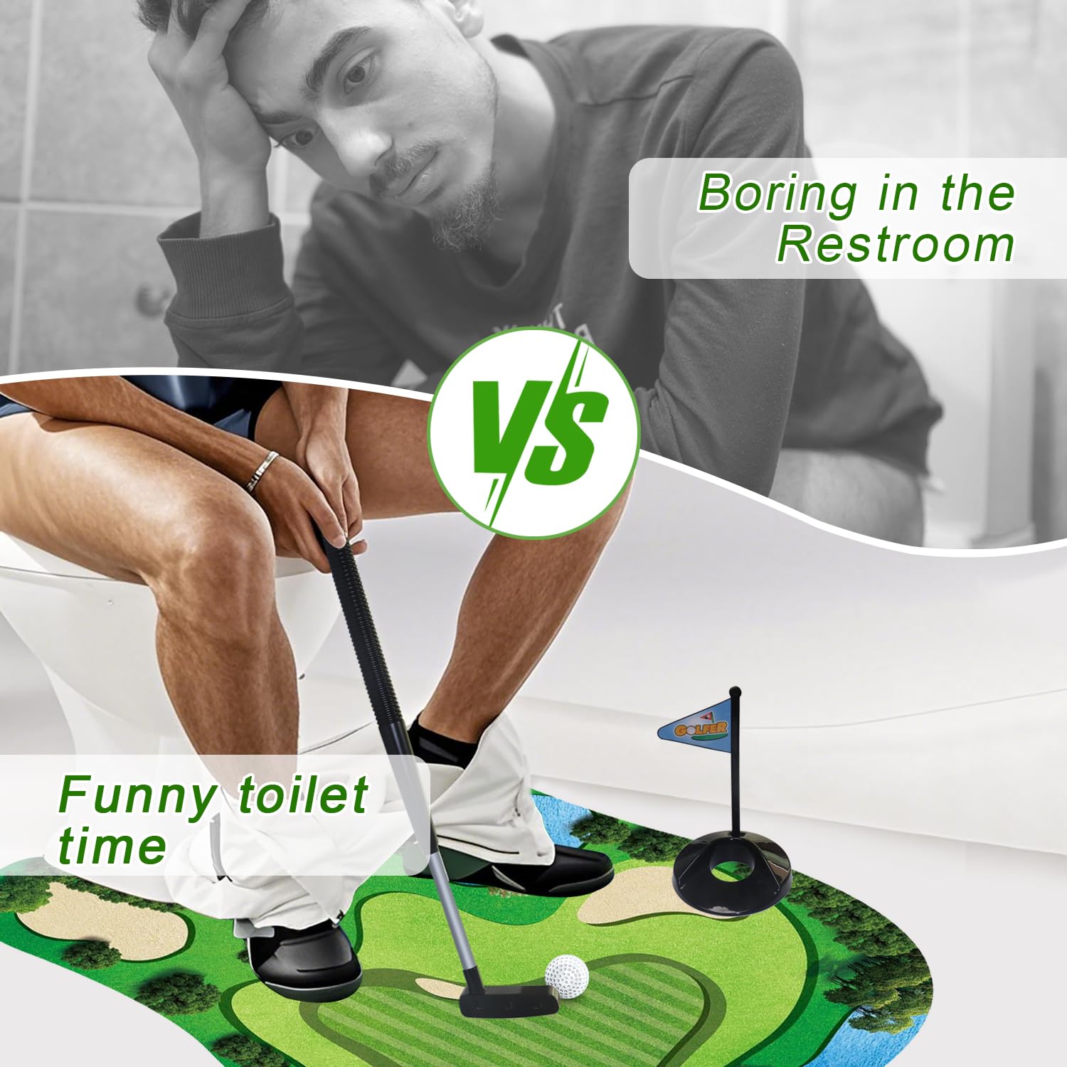 Toilet Golf Mat